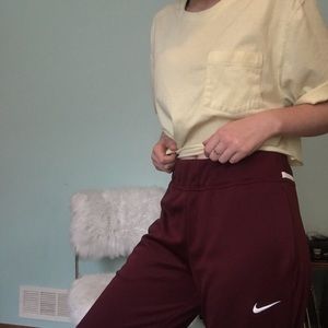 Maroon Nike Sweats